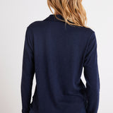 B2241-G55-302 - BUTTON UP KNIT TOP