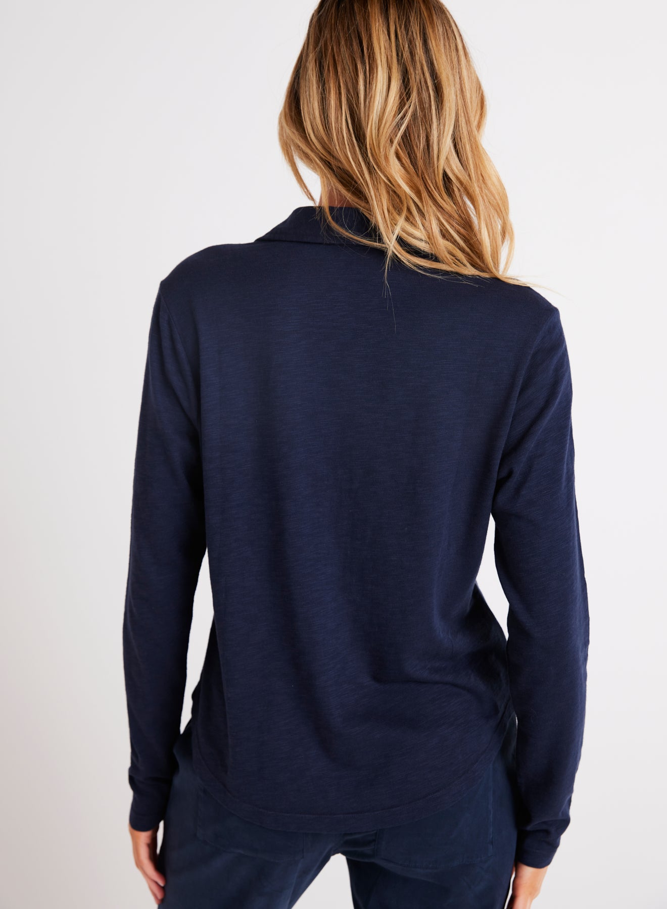 B2241-G55-302 - BUTTON UP KNIT TOP