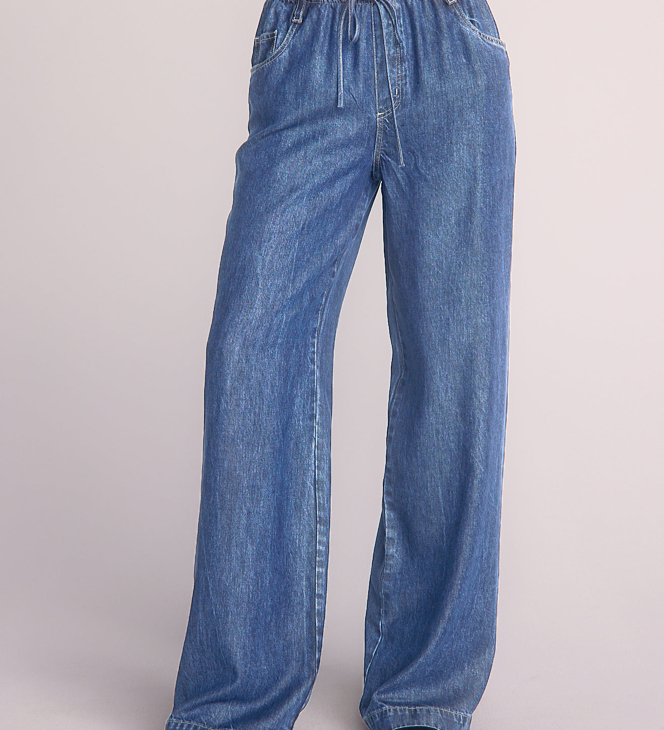 B3019-H89-642 - DRAWSTRING JEAN