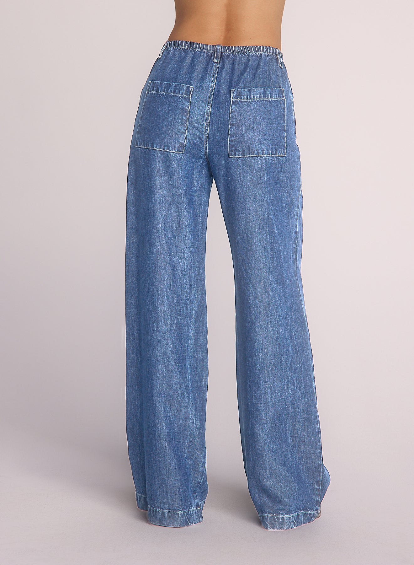 B3019-H89-642 - DRAWSTRING JEAN