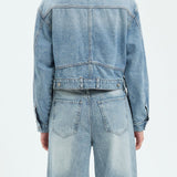 Daze Bestie Cropped Denim Jacket