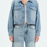 Daze Bestie Cropped Denim Jacket
