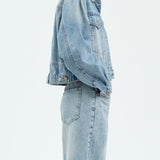 Daze Bestie Cropped Denim Jacket