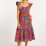 Caballero Collection Nyx Passion Palm Dress