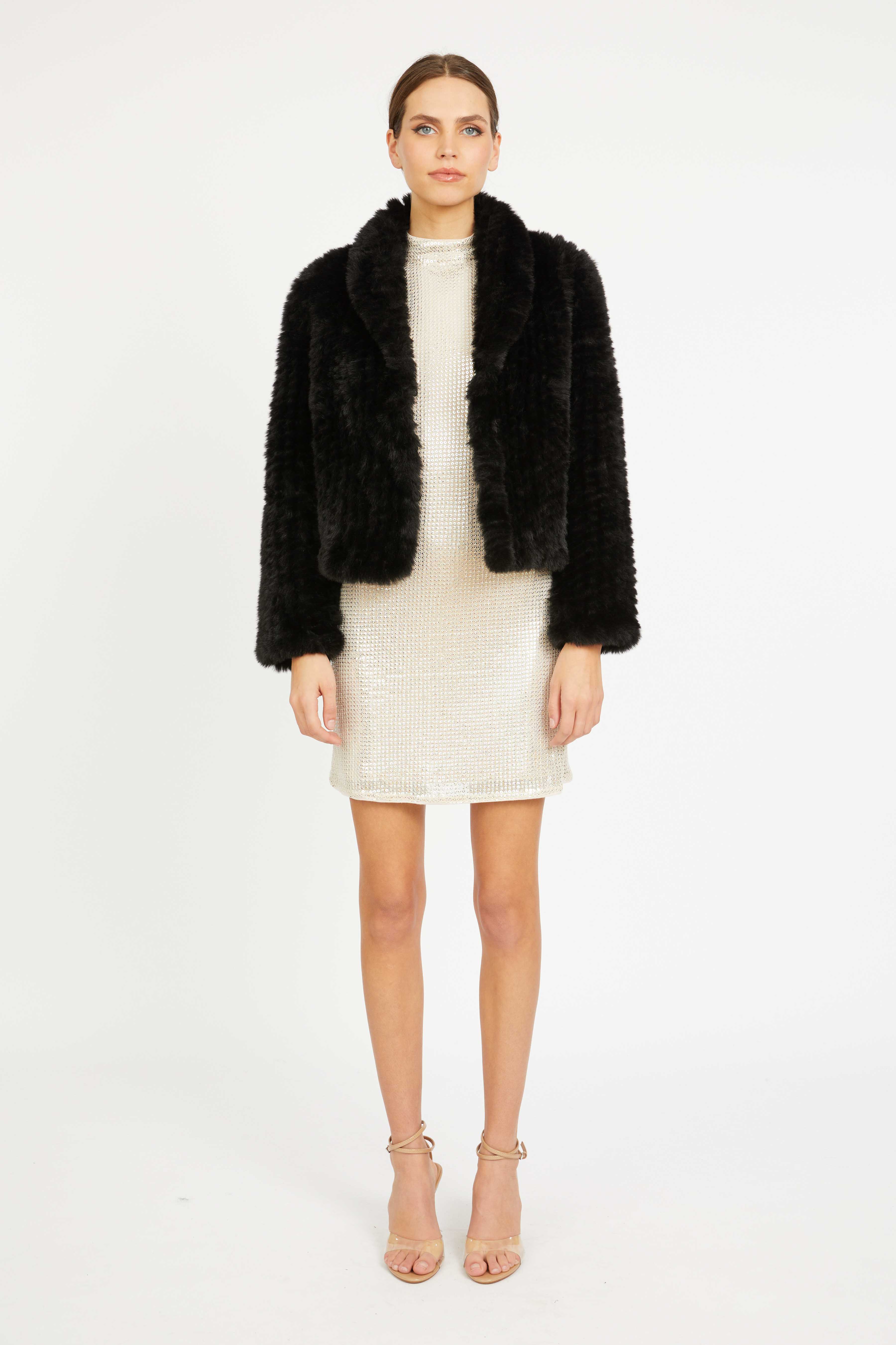 Rayne Dress in Silver