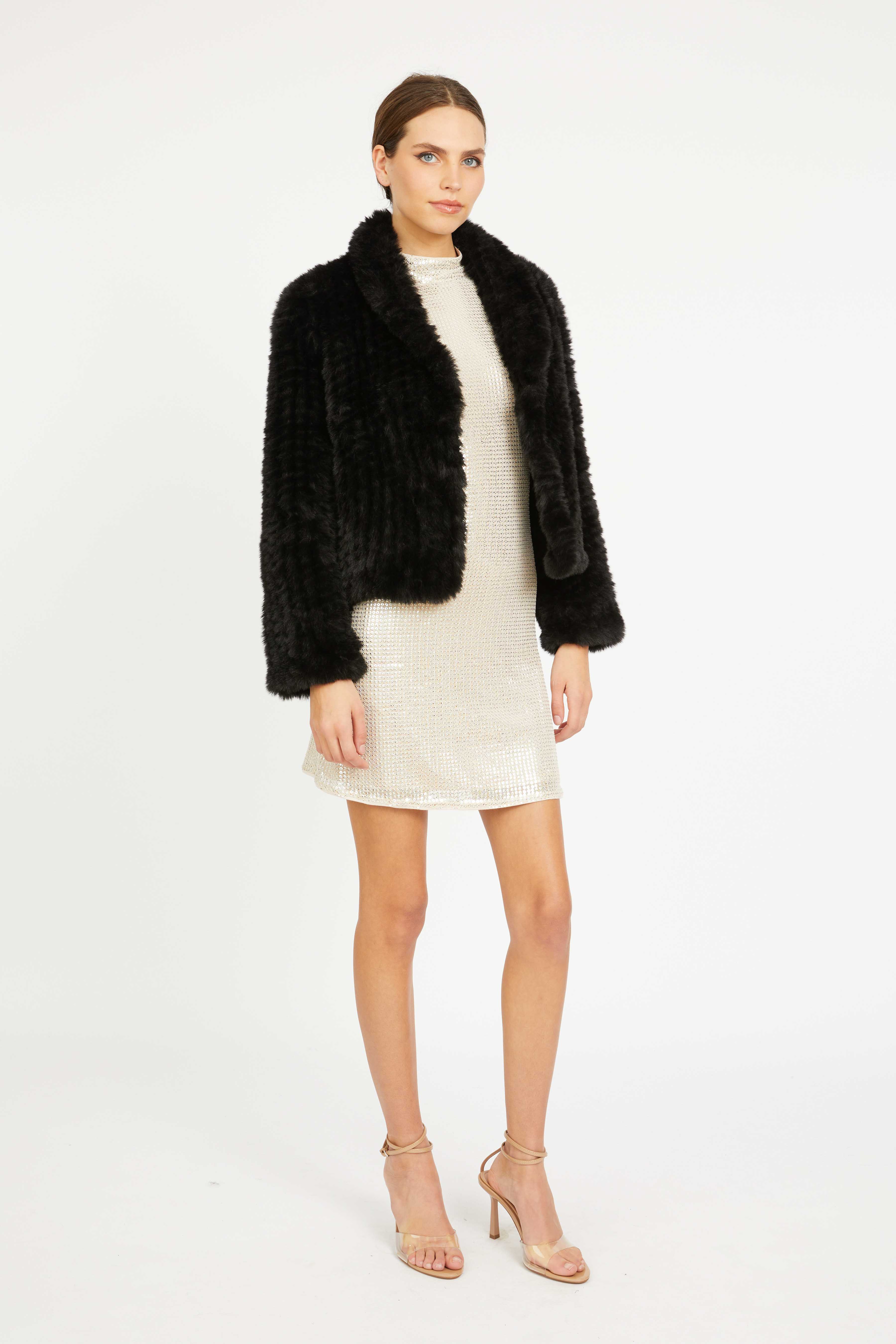 Rayne Dress in Silver