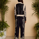 Cove Vest in Cream / Black