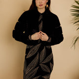 Abril Faux Fur Jacket in Black