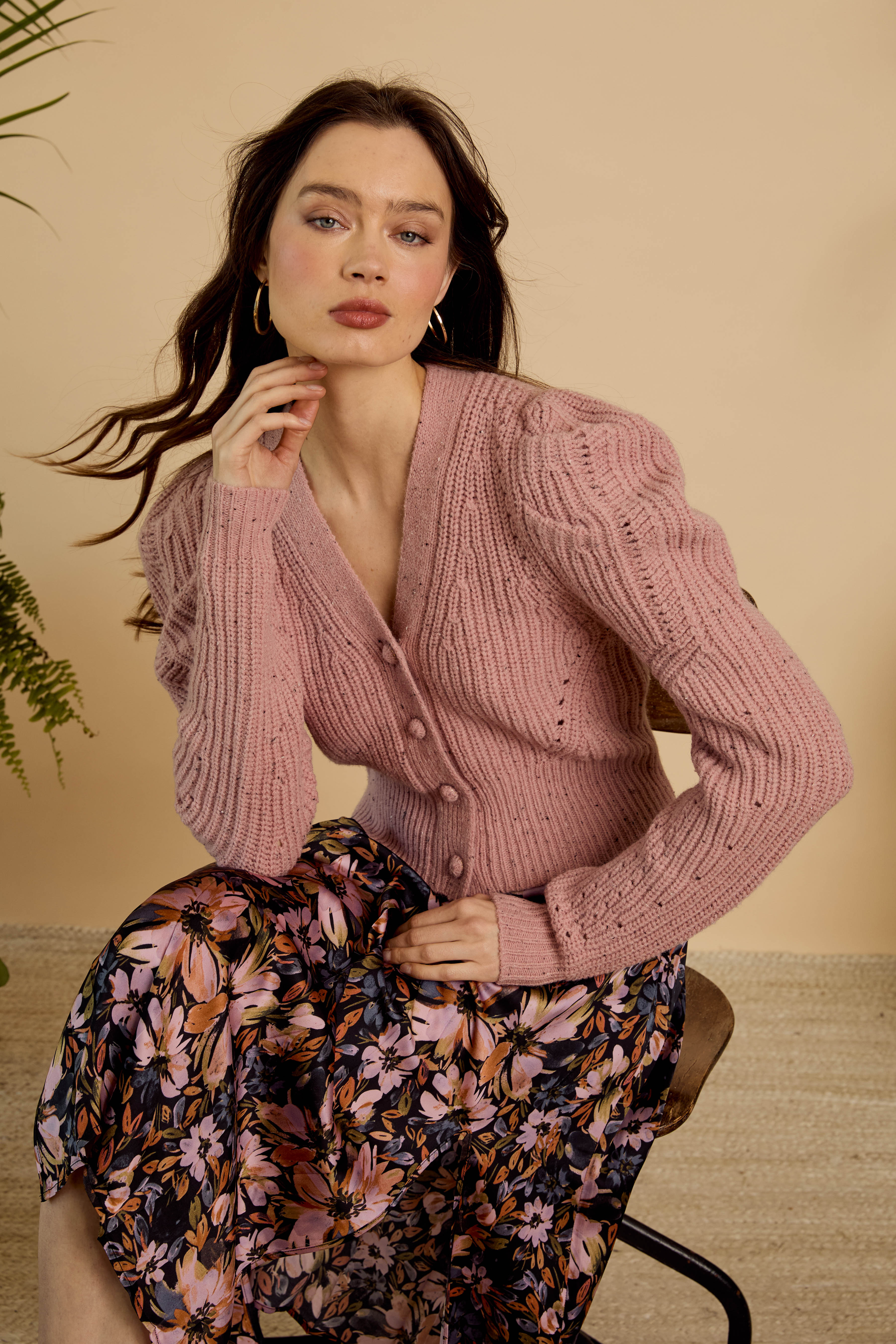 Audra Sweater in Blush