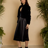 Abril Faux Fur Jacket in Black