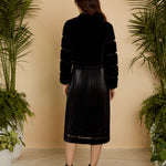 Abril Faux Fur Jacket in Black