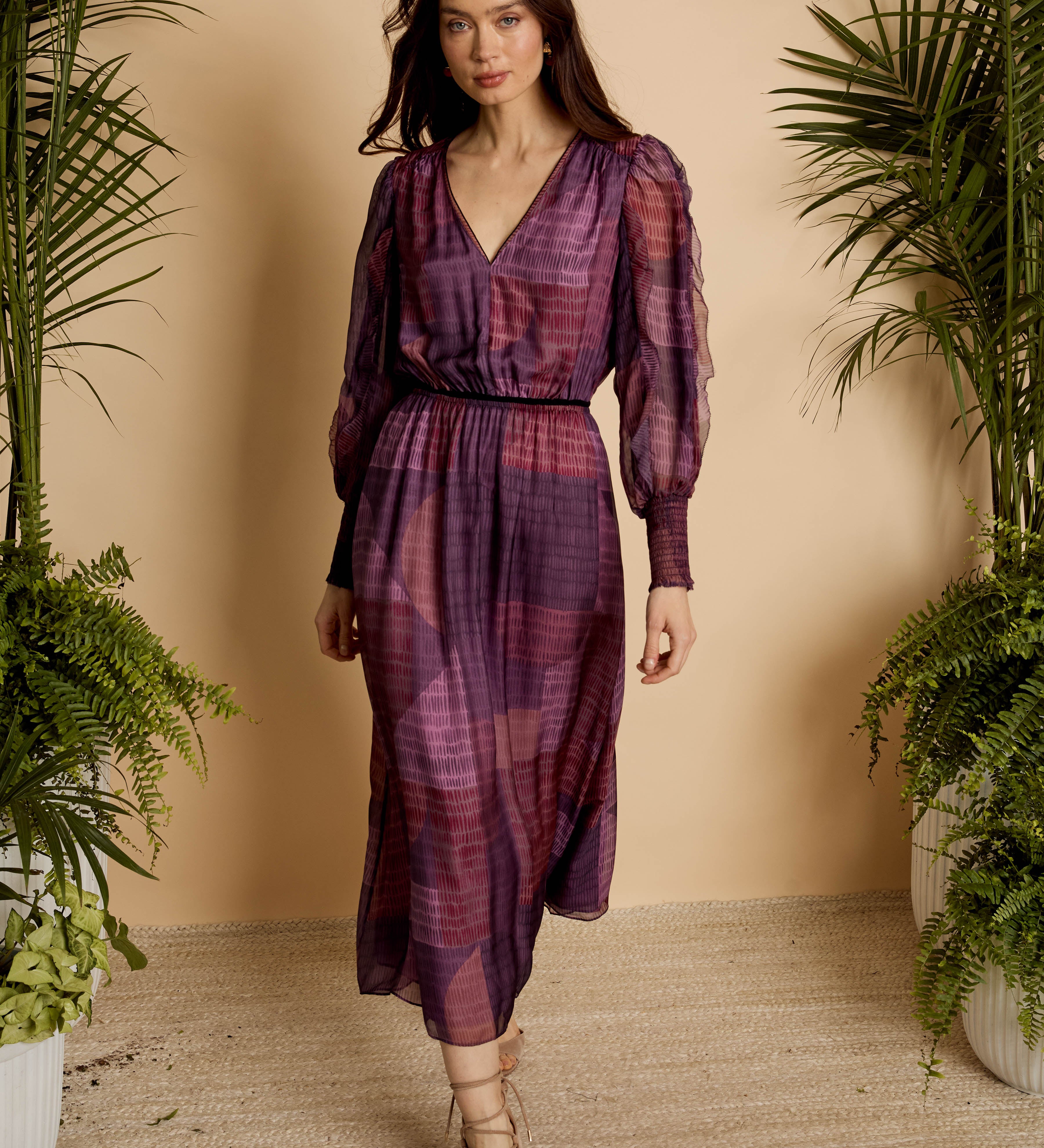 Stace Maxi in Dusky Geo
