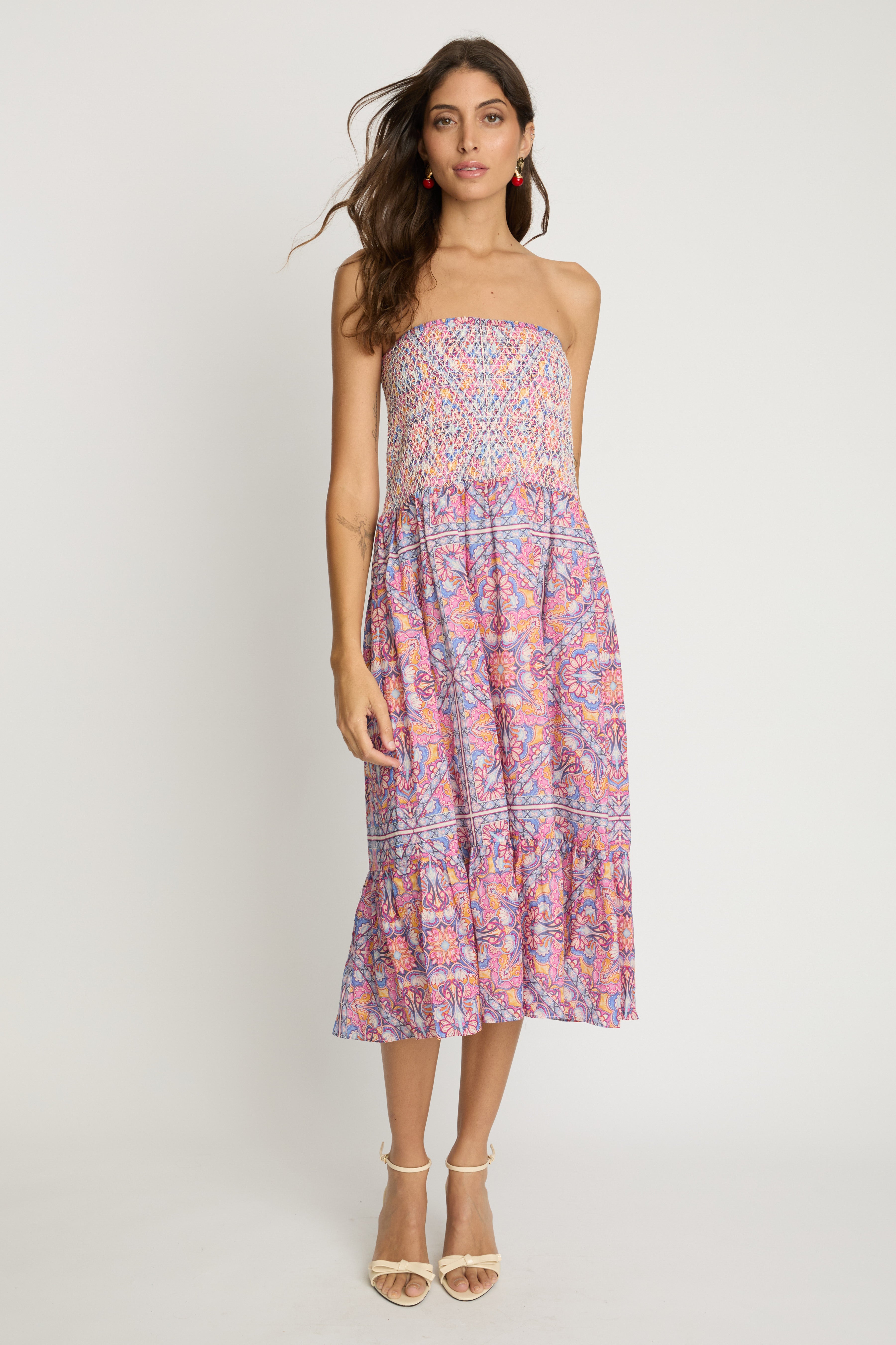 Chablis Skirt in Petal Tapestry