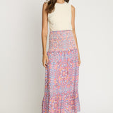 Chablis Skirt in Petal Tapestry