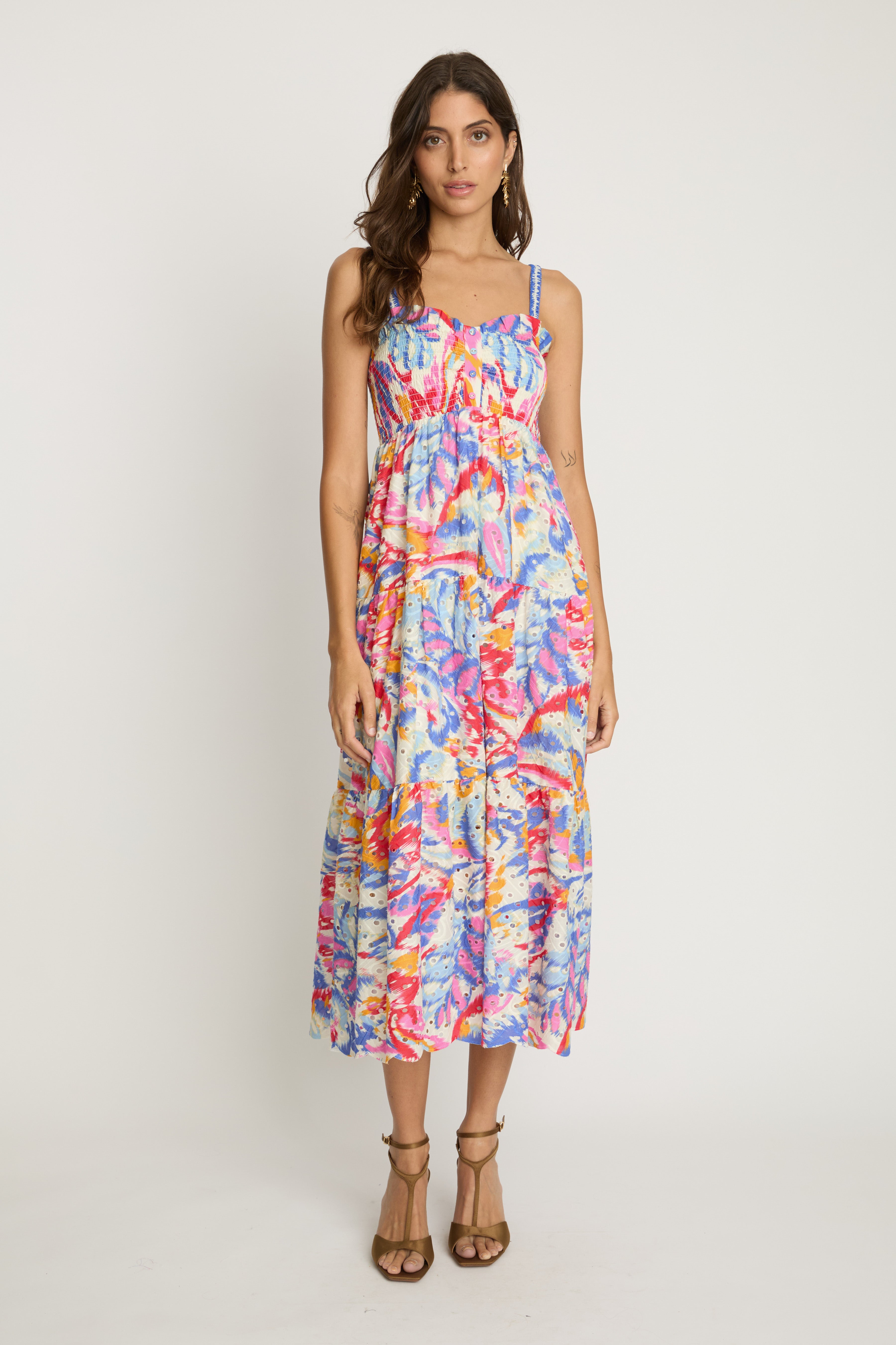 Kaya Dress in Vivid Garden