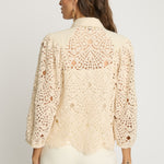 Juliette Top in Natural Lace