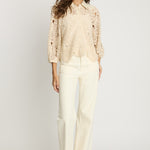 Juliette Top in Natural Lace
