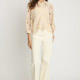 Juliette Top in Natural Lace