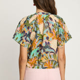 Zola Top in Baroque Pineapple