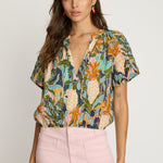 Zola Top in Baroque Pineapple
