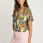 Zola Top in Baroque Pineapple