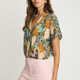 Zola Top in Baroque Pineapple