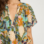 Zola Top in Baroque Pineapple