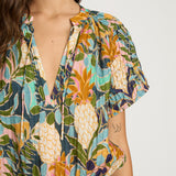 Zola Top in Baroque Pineapple