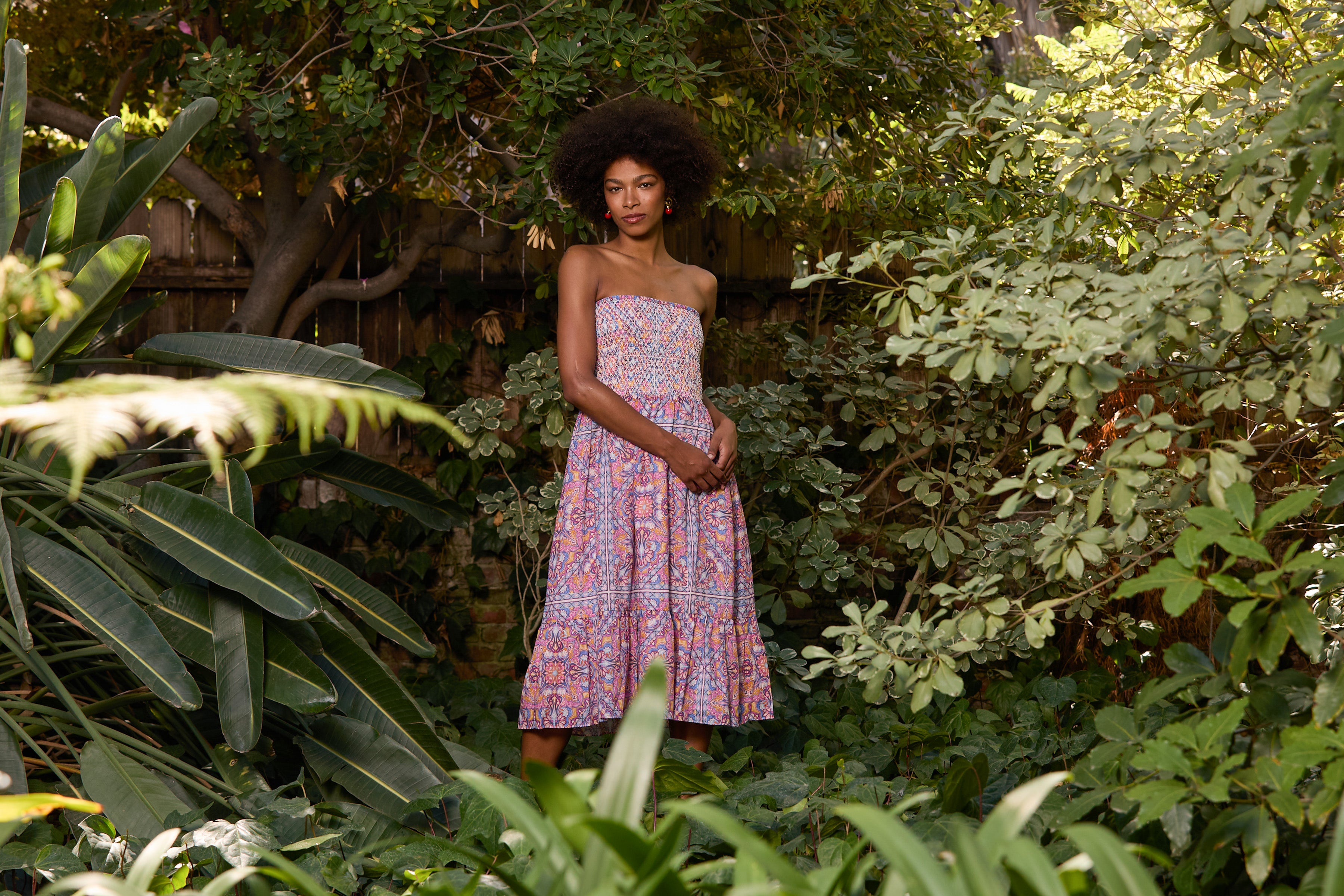 Chablis Skirt in Petal Tapestry