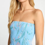 Chablis Skirt in Blue Ink & Bloom