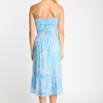 Chablis Skirt in Blue Ink & Bloom