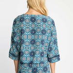 Mandolin Top in Midnight Medallion