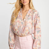 Dolly Top in Paisley Floral