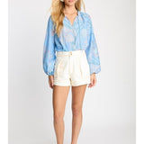 Sophie Top Blue Ink & Bloom