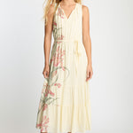Carol Dress in Stippled Iris