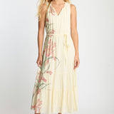 Carol Dress in Stippled Iris