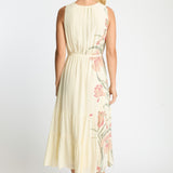 Carol Dress in Stippled Iris