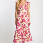 Heidi Maxi in Fuchsia Floret