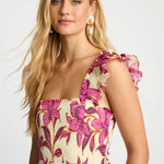 Heidi Maxi in Fuchsia Floret