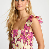 Heidi Maxi in Fuchsia Floret