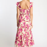Heidi Maxi in Fuchsia Floret