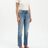 SMARTY PANTS HIGH RISE SLIM STRAIGHT