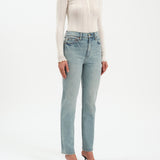 SMARTY PANTS HIGH RISE SLIM STRAIGHT