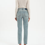 SMARTY PANTS HIGH RISE SLIM STRAIGHT
