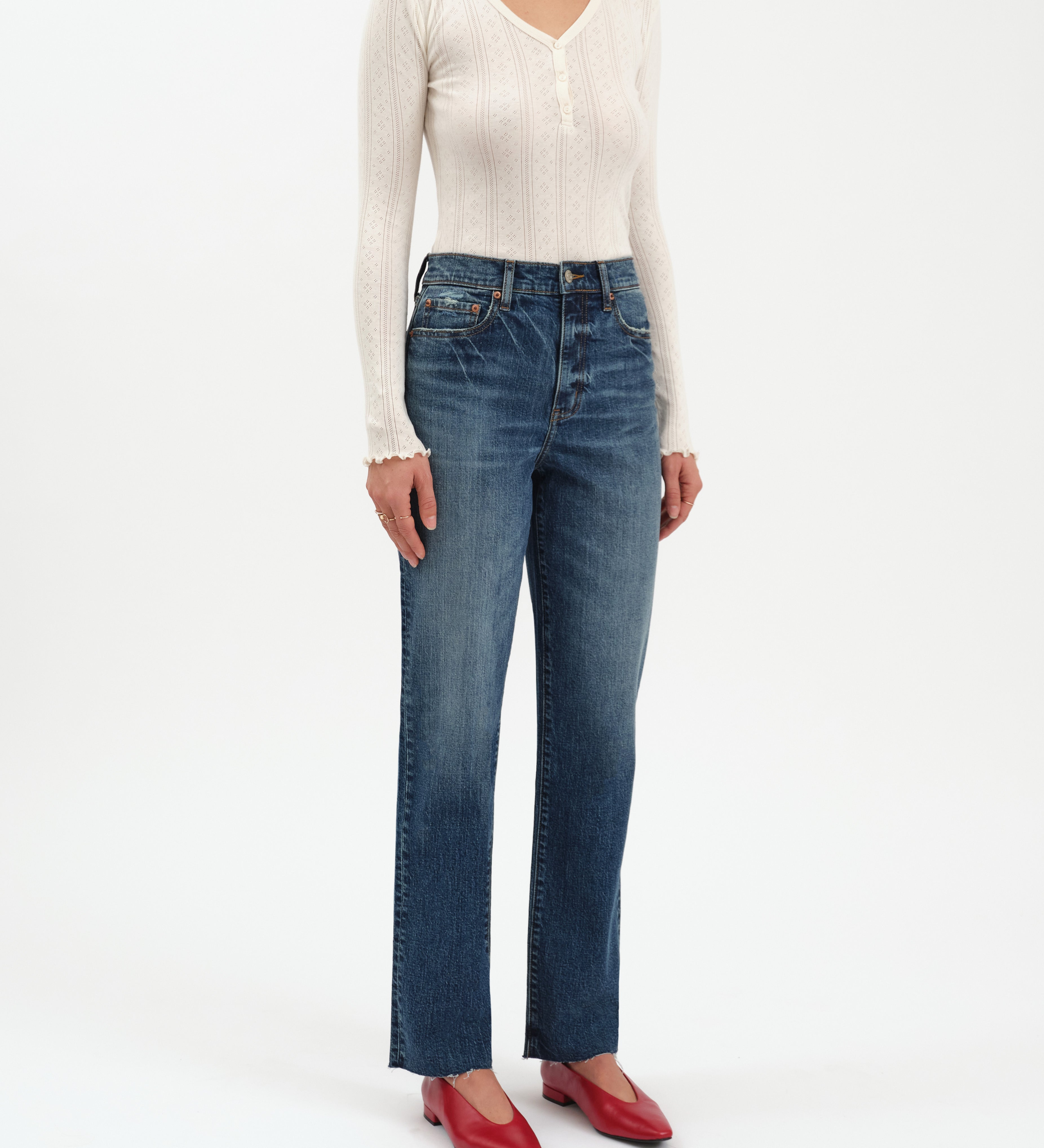 SUNDAZE HIGH RISE VINTAGE STRAIGHT