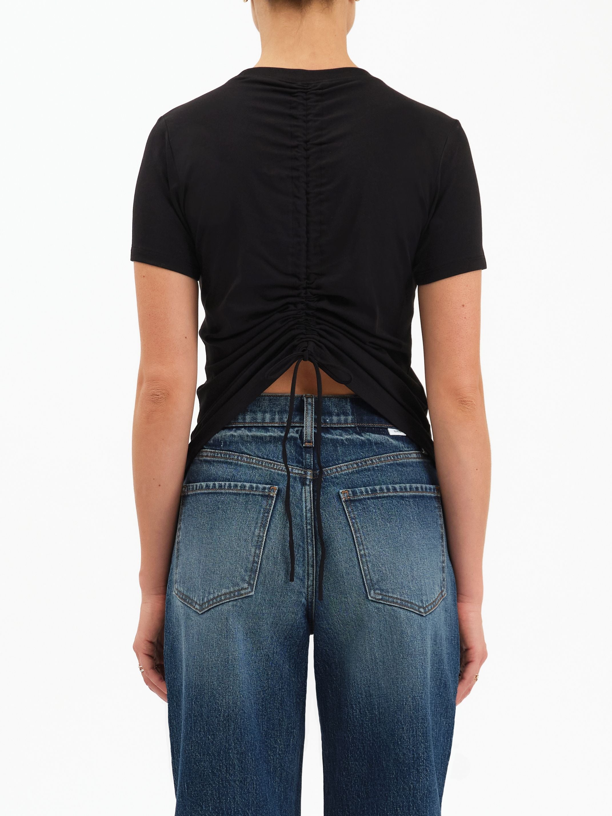 SOUL TIES RUCHED BACK TEE
