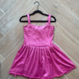 Flowers by Zoe Fuschia Pleather Dress