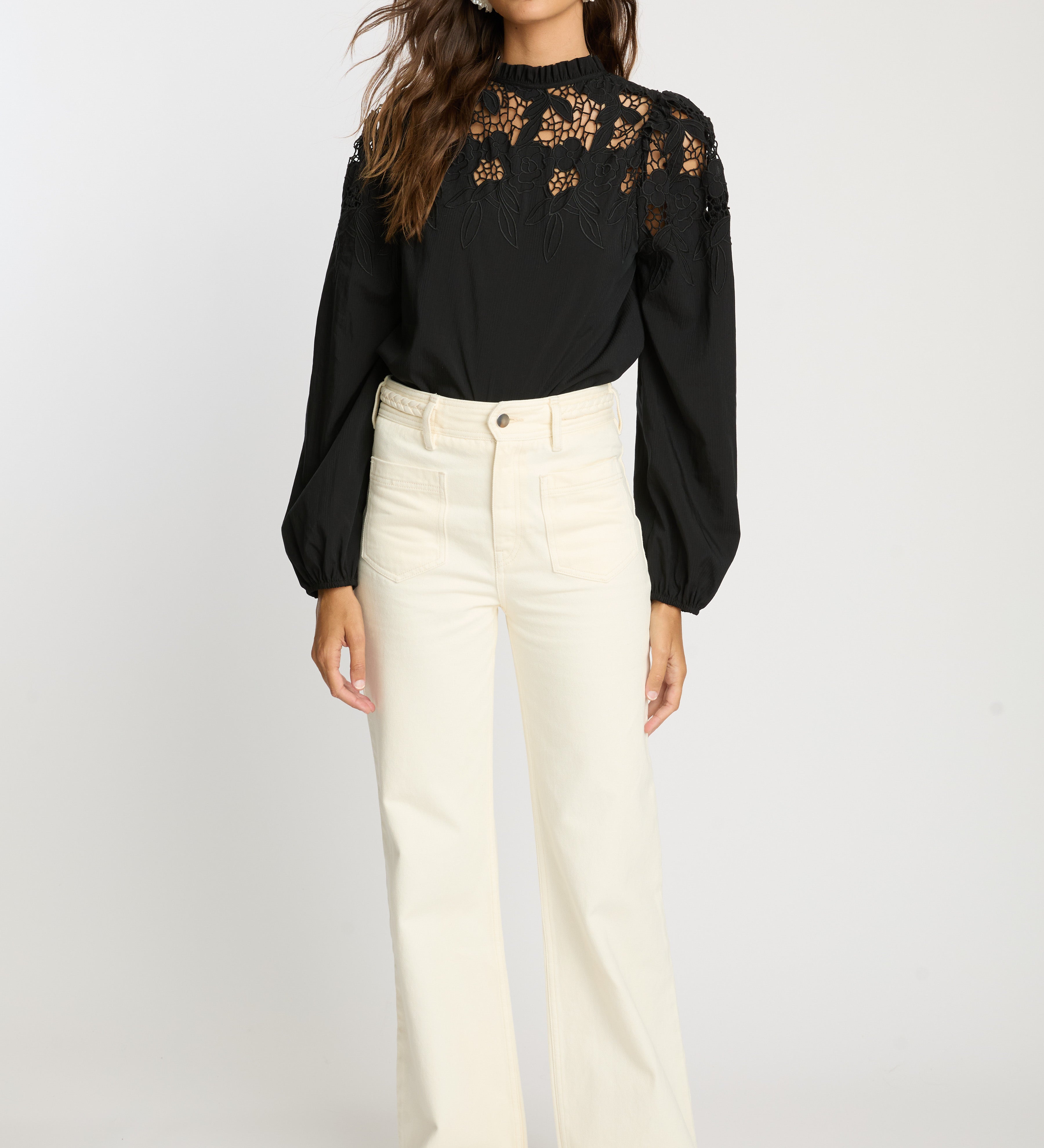 Riana Reversible Top in Black