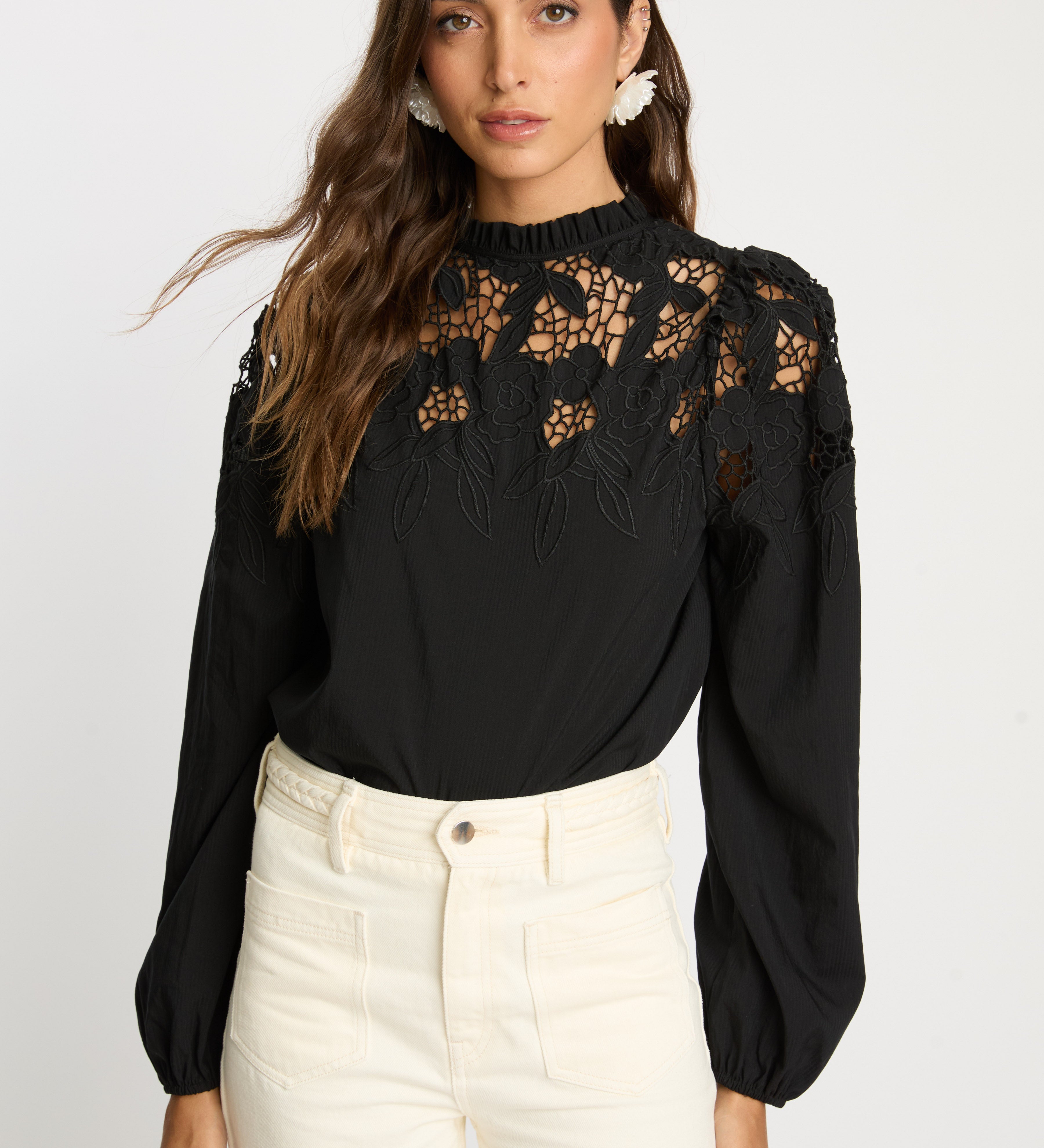 Riana Reversible Top in Black