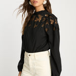 Riana Reversible Top in Black
